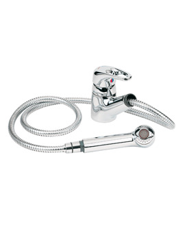 Deva Excel Single Lever Sink Mixer Tap With Pull Out Rinser | EX115