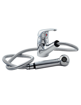 Revelle Single Lever Sink Mixer Tap With Pull Out Rinser | RVL115