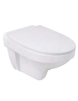Twyford Sola Rimless Wall Hung WC Pan 535mm | SA1738WH