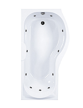 Carron Arc 11 Jets Whirlpool Shower Bath 1700 x 850mm