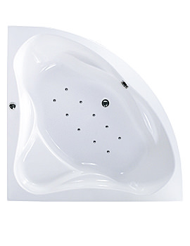 Aquaestil Ambassador Air Whirlpool Bath 1400 x 1400