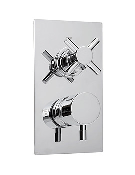 Dtv2 TMV2 Approved Cross And Lever Vertical Shower Valve | CRLVDUAT08