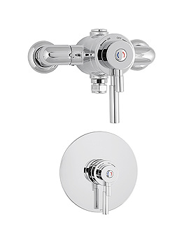 Deva Minimalist Dual Lever Shower Valve With Shower Kit | VSN7000SHW