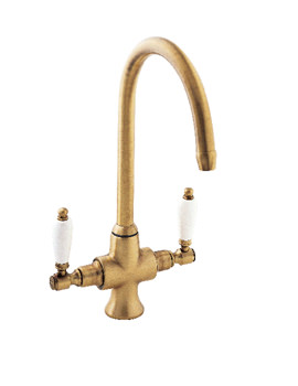 Deva Georgian Mono Sink Mixer Gold Tap | SM056-501