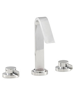 Hudson Reed Clio 3 Tap Hole Basin Mixer Tap