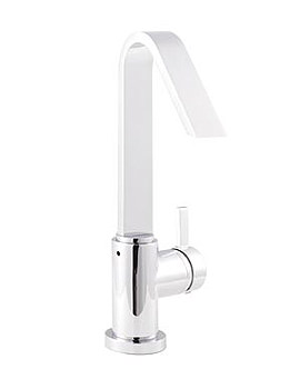 Hudson Reed Clio Side Action Single Lever Basin Mixer Tap