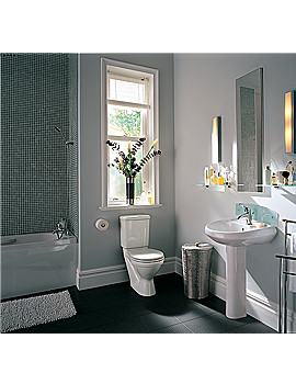 Twyford View Bathroom Suite | GN8552WH, VW4321WH, VW1148WH