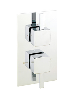 Axis Concealed Thermostatic Shower Valve 2 Way Diverter | AX 177 C