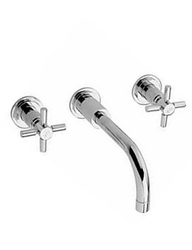 Hudson Reed Tec Crosshead Wall Mounted Bath Mixer Tap