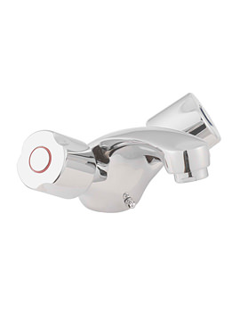 Twyford Logics Monobloc Basin Single Flow Tap | LG5122CP