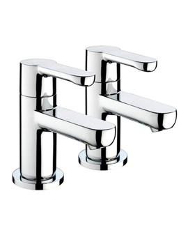 Bristan Nero Bath Taps Chrome | NR 3-4 C