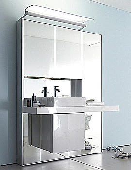 Duravit Mirrorwall Unit 1232mm With Vero Basin 595mm | MW 9822 | 045260