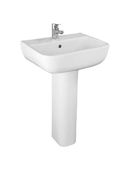 RAK Series 600 Basin With Full Pedestal 40cm