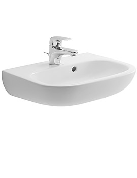 Duravit D-Code Handrise Basin With Overflow 450mm | 07054500002