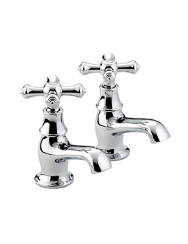 Bristan Colonial Basin Taps Chrome | K 1-2 C