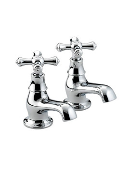 Bristan Colonial Bath Taps Chrome | K 3-4 C