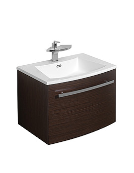 Bauhaus Stream Wenge Wall Hung Basin Unit 590mm | ST5900WN