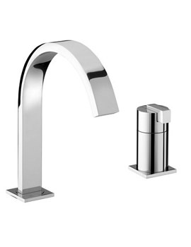 Bristan Chill 2 Hole Bath Filler Tap Chrome | CL 2HBF C