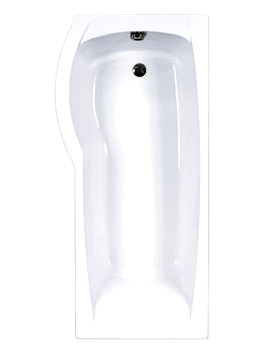 Carron Delta Shower Bath 1600 x 800mm | CABDESB165PALH