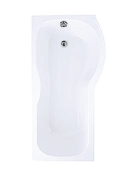 Adamsez Mezza 1700 x 850 Shower Bath | MZL