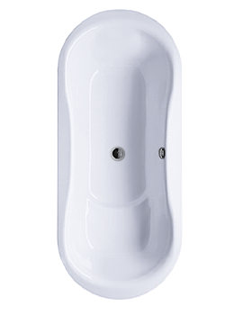 Bette Family Oval Rectangular Super Steel Bath 1950 x 850mm | BETTE8210