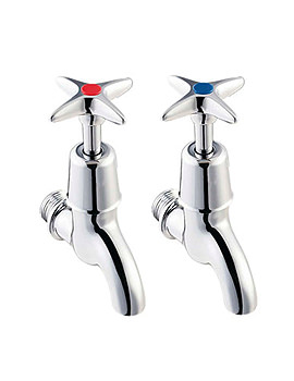 Twyford Sola Half Inch Bib Taps | SF2302CP