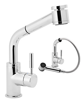 Deva Vision Sink Mixer Tap With Pull Out Rinser | VSN115