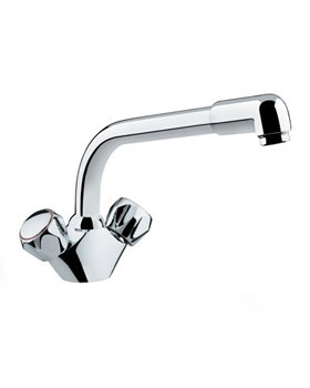 Bristan Club Matrix Monobloc Sink Mixer Tap White | CM SNK WHT