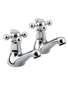 Bristan Regency Basin Taps Chrome Plated | R 1-2 C