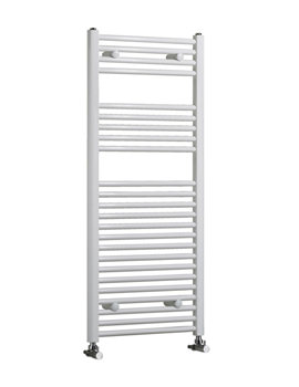 Bristan Hellini 400 x 600 Flat Ladder Rail White | LR H604 W