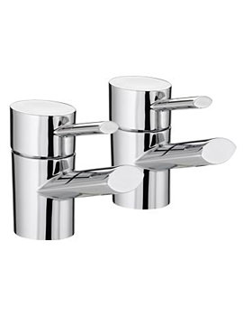 Bristan Oval Basin Taps Chrome | OL 1/2 C