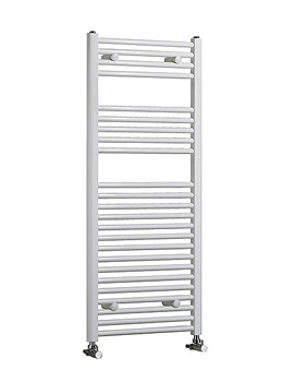 Bristan Hellini 500 x 1000 Flat Ladder Rail White | LR H1005 W