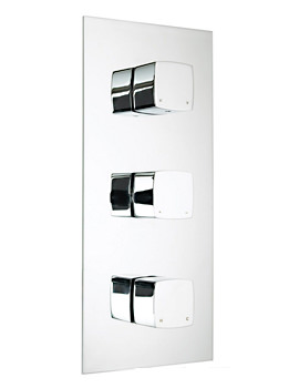 Bristan JS2 Thermostatic Recessed Shower Valve With Diverter | JS2 SHC3DIV C