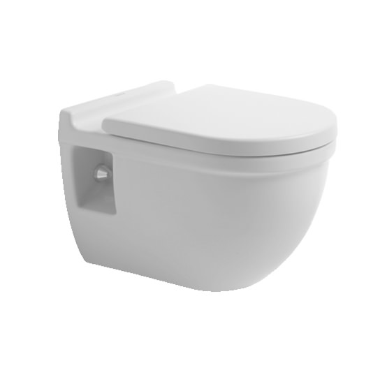 Duravit Starck 3 Wall Hung Toilet with Seat and Cover 545mm 221509