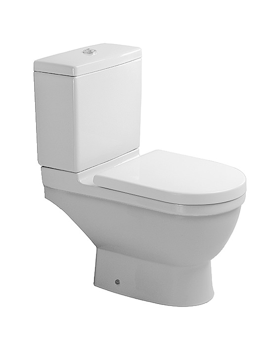 Image of duravit starck 3 close coupled toilet with cistern seat and