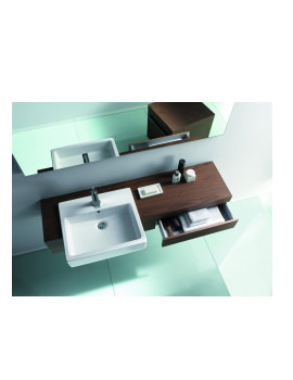 Image of Fogo Console With Drawer For Semi Recessed Washbasin 1300mm | FO 8380