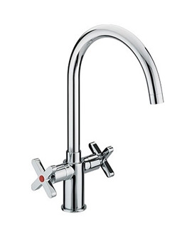 Bristan Design Utility Crosshead Monobloc Sink Mixer Tap | DUX SNK C