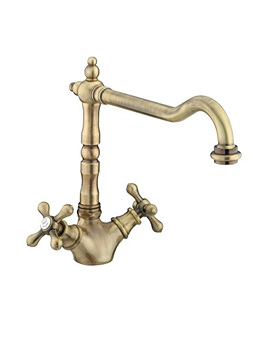 Bristan Colonial Monobloc Sink Mixer Tap Antique Bronze | K SNK ABRZ