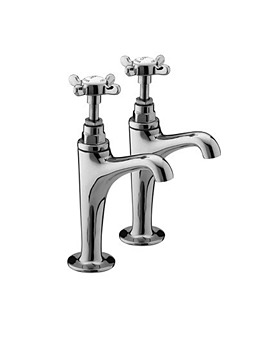 Bristan 1901 High Neck Pillar Taps | N HNK C