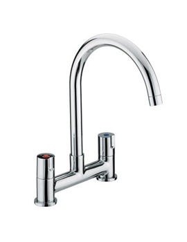Bristan Design Utility Club Kitchen Deck Sink Mixer Tap | DUC DSM C