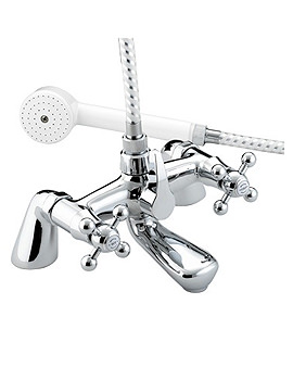 Bristan Regency Pillar Bath Shower Mixer Tap Chrome Plated | R BSM C