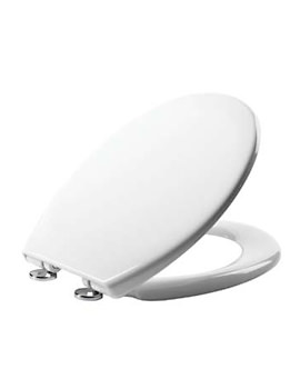 Neutron Thermoset Plastic Quick Release Toilet Seat White | 8901WSC