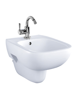 Twyford Moda Wall Hung Bidet 510mm | MD3411WH
