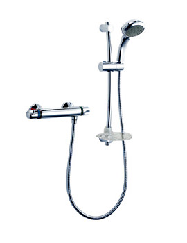 Triton Unichrome Dove Thermostatic Bar Shower Mixer And Kit
