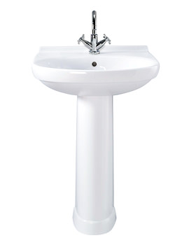 Twyford Grace Washbasin 575mm x 500mm | GC4211WH