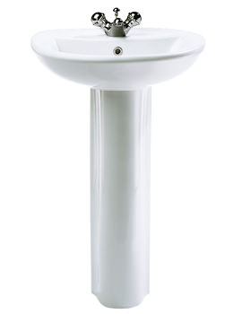 Twyford Entice Washbasin 650 x 470mm | EN4411WH