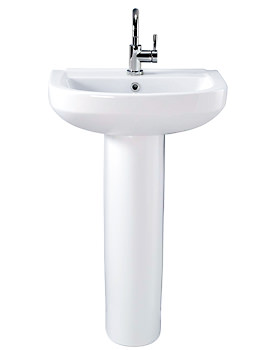 Twyford Refresh Square basin 600 x 460mm | RS4311WH