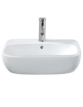 Twyford Moda Semi Recessed Washbasin 550 x 445mm| MD4621WH