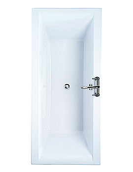 Twyford Indulgence Double Ended Acrylic Bath 1800x800mm | ID8600WH