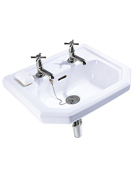 Twyford Clarice Handrinse Washbasin 450 x 385mm | CL4811WH